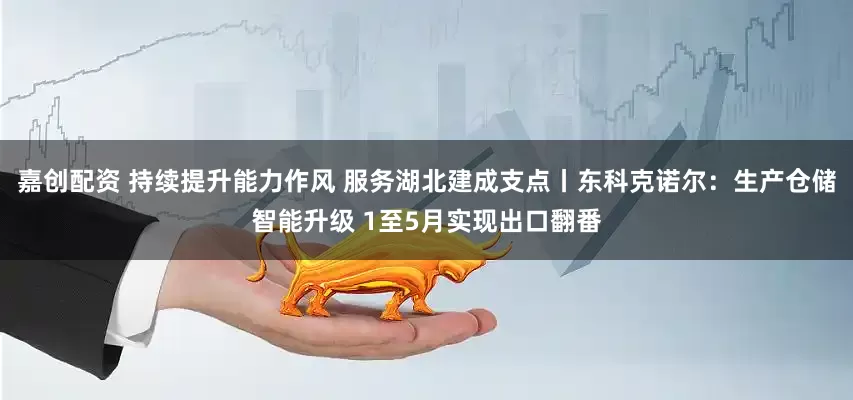 嘉创配资 持续提升能力作风 服务湖北建成支点丨东科克诺尔：生产仓储智能升级 1至5月实现出口翻番