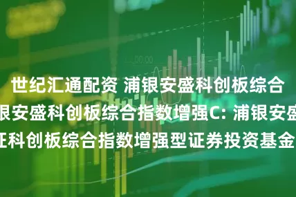 世纪汇通配资 浦银安盛科创板综合指数增强A,浦银安盛科创板综合指数增强C: 浦银安盛上证科创板综合指数增强型证券投资基金基金产品资料概要更新