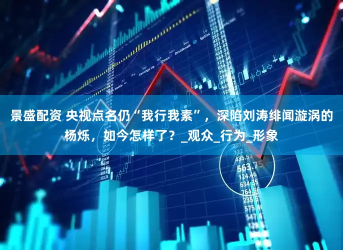 景盛配资 央视点名仍“我行我素”，深陷刘涛绯闻漩涡的杨烁，如今怎样了？_观众_行为_形象